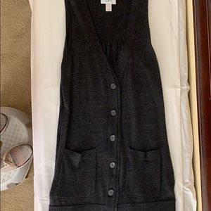 Ann Taylor Loft cardigan sweater vest